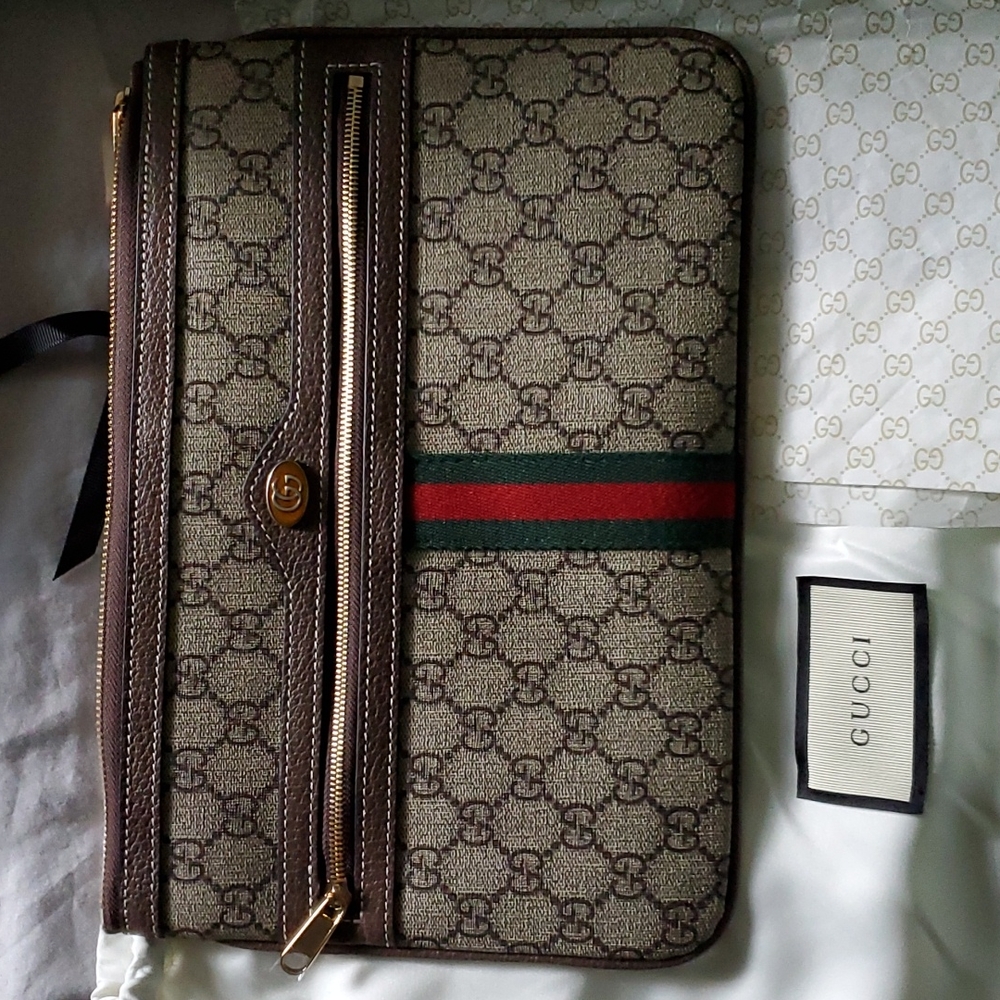 Gucci GG Ophidia Supreme Pouch